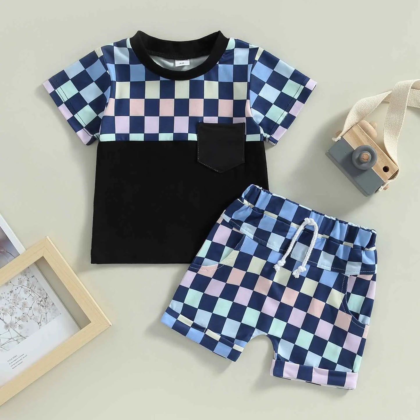 ma&baby 0-3Y Toddler Infant Baby Boy Girl Clothes Sets Casual Short Sleeve T-shirt Tops Shorts Summer Outfits Clothing