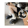 Bow Knot Short Ankle Snow Boots Women Winter Plush And Thick Insulation Waterproof PU Cotton Household Shoes Home Slipper Women