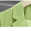 Candy Color Blazer Women Clothing Trends Long Sleeves Blazers Chic Office Ladies Jackets Luxury High-end Coat Vestido Outerwear