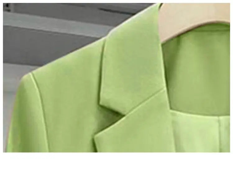 Candy Color Blazer Women Clothing Trends Long Sleeves Blazers Chic Office Ladies Jackets Luxury High-end Coat Vestido Outerwear