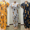 African Fashion Pants Set Women Blouse Straight Trousers Two Piece Set Woman Shirt Tracksuit Set Summer Top Matching Sets