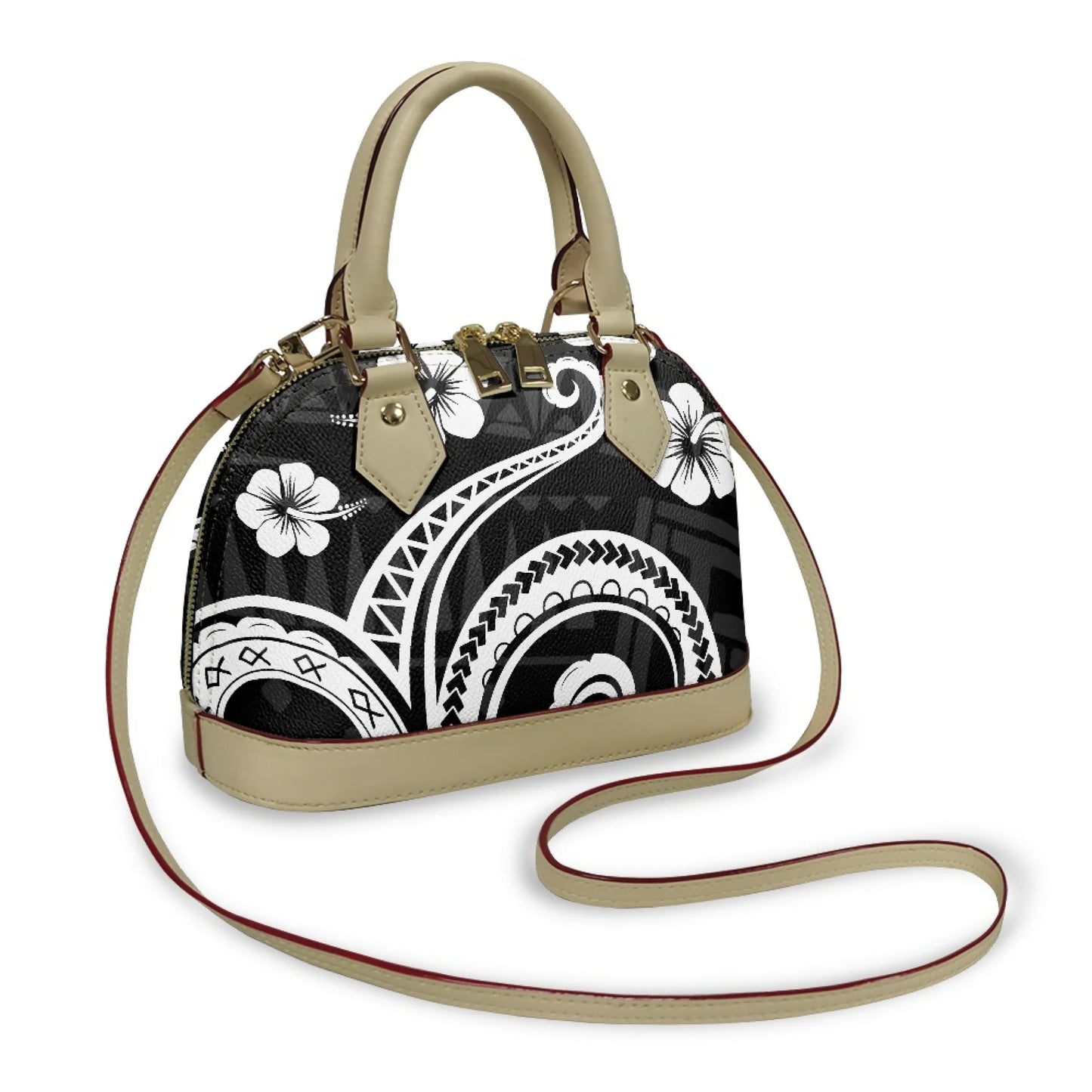 Polynesische Damen-Umhängetasche 2025 Neues Design Samoa-Musterdesign Maßgeschneiderte Damenhandtasche Party Quadratische Umhängetasche