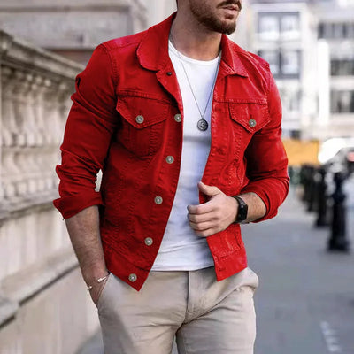 Hip-hop Men's Denim Jackets Streetwear Casual Cotton Classic Slim Jeans Coat Male Brand Clothes Cowboy Jacket Ropa Para Hombre