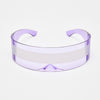 Futuristic Narrow Visor women Sunglasses Laser Eyeglasses Personality Mirrored Lens Eyewear Glasses integrated Men sun glasses
