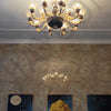 Kronleuchter Wohnzimmer Groß Luxus Kristall Lampe Esszimmer Schlafzimmer Dekoration Französischer Retro Kronleuchter Beleuchtung