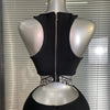 Summer New Women Sexy Sewed Crystal Diamonds Black Long Bandage Two Piece Set Celebrity Evening Party Long Skirt Suits