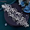 YouLaPan Luxury Bridal Hair Tiara Rhinestone Headband Handmade Wedding Hair Accessories Women Headdress Pageant Headpiece HP398