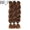 26Inch Vixen Crochet Bulk Hair Synthetic Jumbo Braids Fluffy Yaki Straight Crochet Hair Afro Kinky Curly Braiding Hair Extension