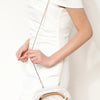 Women Acrylic Clutch Box Handbag Metal Handle Evening Bag Trendy Ladies Shoulder Crossbody Purse for Wedding Prom Cocktail Party