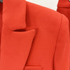 Pantsuit Suits Blazer Women Red Orange New Design Flare Pants Set Two Piece Sets Festival Office Business Female Suit Outfits