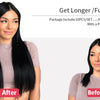 Doreen 160G 200G 240G Volume Series Brazilian Machine Remy Straight Clip In Human Hair Extensions  Full Head 10Pcs 16 to 24 Inch