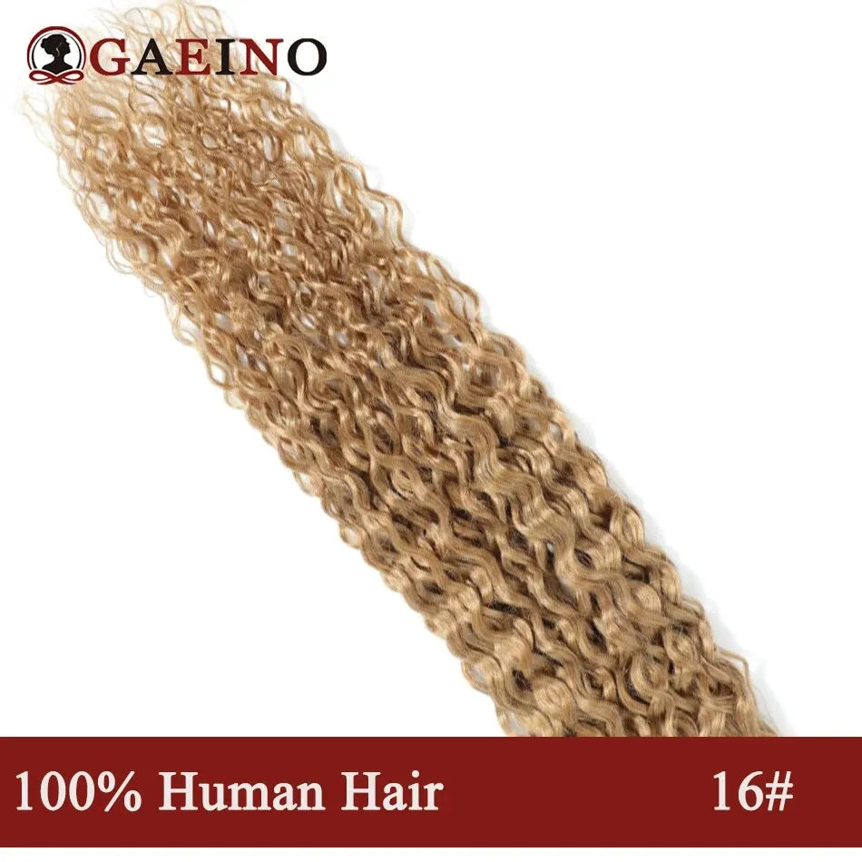 Tape In Hair Extensions Water Wave Real Human Hair 2# Dark Brown Natural Cural Tape On Hair Ectensions Skin Weft Hairpiece 2G/Pc