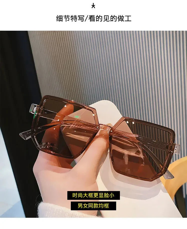 Damen Polygon Sonnenbrille Damen Klassisch Vintage Kleine Fassung Neue Sonnenbrille Outdoor Autofahren Modebrille UV400 Oculos De Sol