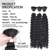 Synthetic Braiding Hair for Boho Braids 20Inch 90G Deep Wave Bulk High Quality Synthetic Protein Hair Extensions For Women