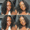 Loose Deep Wave Short Bob Human Hair Frontal Wigs Curly 13x4 4x4 Transparent Lace Front Wig 180 Density Brazilian Remy For Women