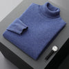 Fall/Winter 100% Wool Bottoming Shirt Men's Thickened Turtleneck Sweater Business Cashmere Knitting
