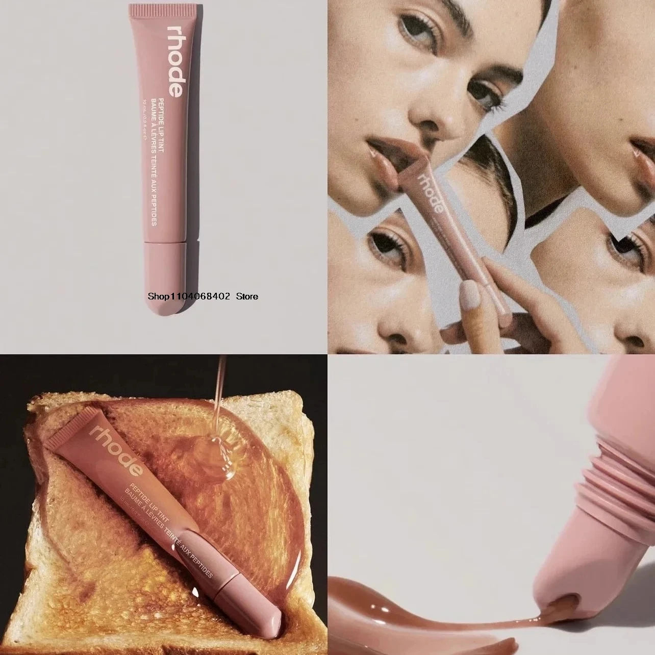 RHODE Makeup Toast Cheek Blush Cream Blusher Stick Lip Gloss Phone Case For iPhone INS SALTY TAN Raspberry Espresso Lipstick INS