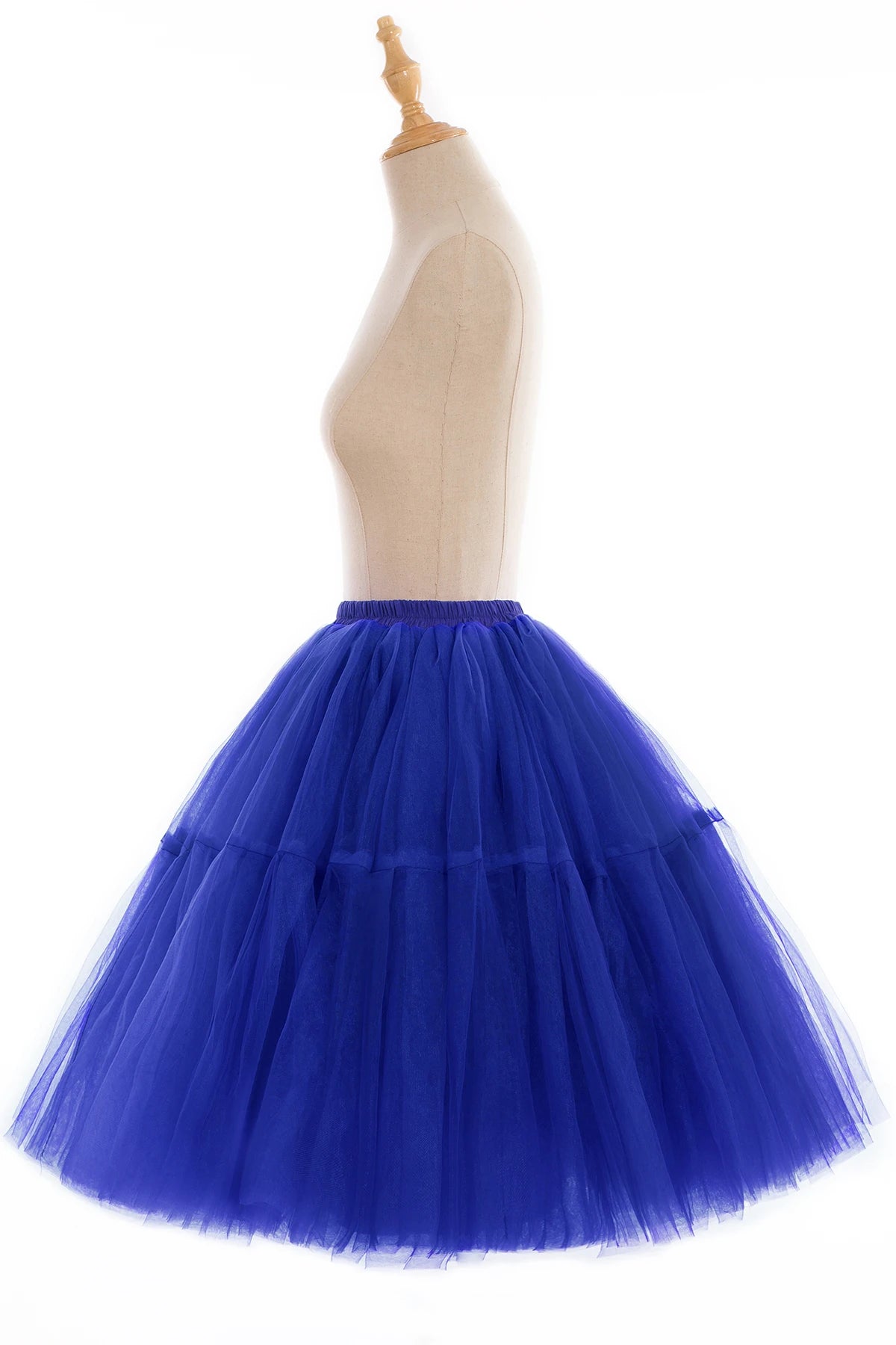 Multi-layer Tulle Tutu Skirts Fuchsia 6 Layers Fluffy Petticoat Underskirt Princess Ball Gown Women Halloween Party Skirt