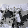 2023 New  Casual Mens Cotton Jeans Elastic Slim Skinny White Camouflage Printing Jeans Male Thin Denim Pants Vaqueros Hombre