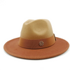 Low price wholesale Fedora hats men's and women's jazz hats red and white new tie dyed Fedora hats autumn classic hats sombrero