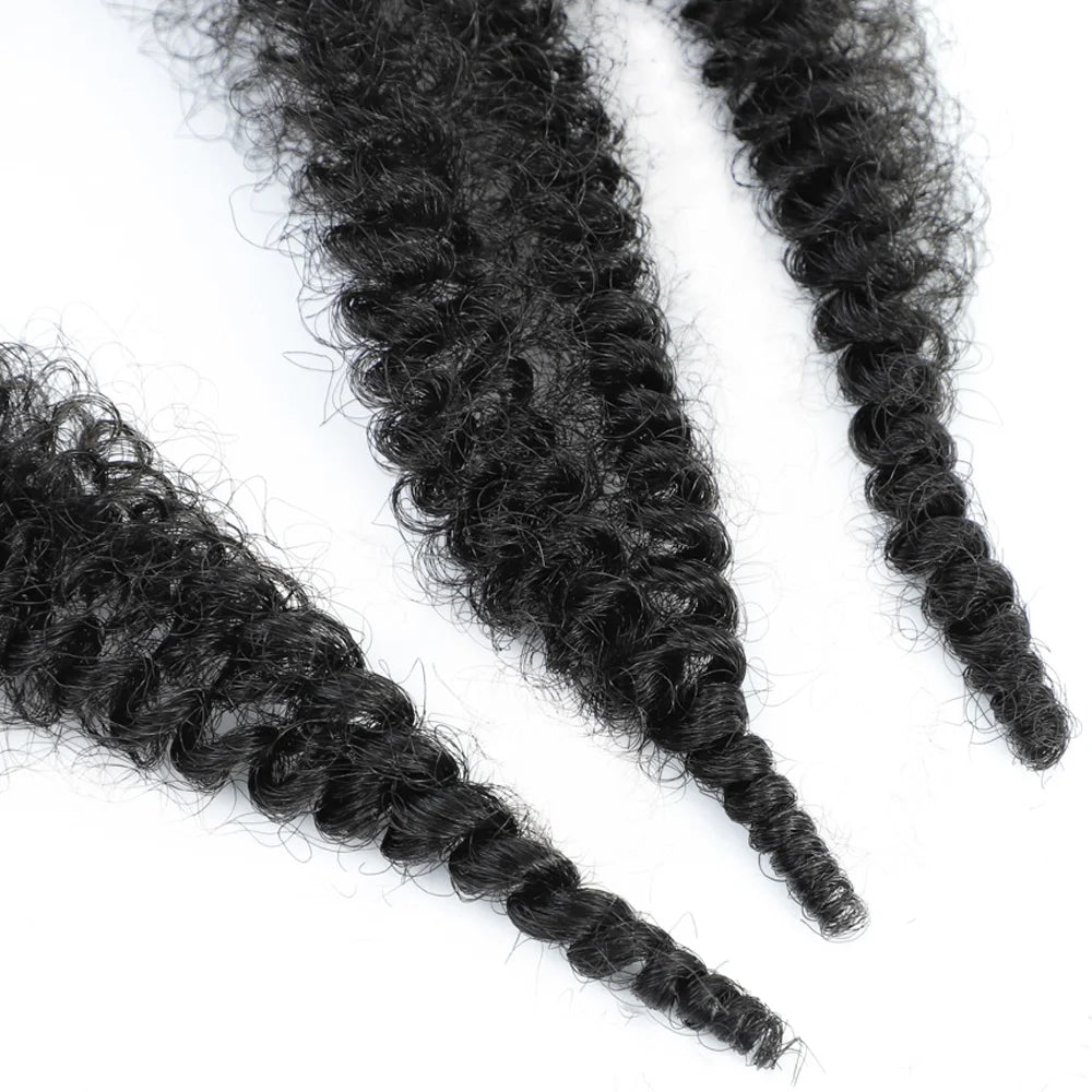 24 Zoll Kinky Afro Springy Braiding Crochet Hair 18 Zoll Marley Kinky Crochet Braids Hair Soft Afro Kinky Twist Crochet Braid Hair