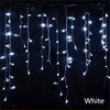 Weihnachtslichterketten Wasserfall Außendekoration 5M Abhänge 0,4-0,6m Led Lichtervorhang Lichterketten Partygarten Traufendekoration