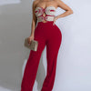 Women's Jumpsuit 2025 Summer New Temperament Fashionable Sexy Sleeveless Woven Tape Strapless Backless Party Straight Jumpsuits