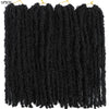 14 12 inch Butterfly Faux Locs Crochet Hair Braids Pre looped Distressed Goddess Butterfly Soft Locs Crochets Braids Cheveux Lok