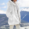 Autumn Winter Fashion Women's Coat New Casual Hooded Zipper Lady Clothes Cashmere Female Fleece Jacket Solid Color Ladies Coats