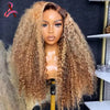 4/27 Highlight Wig Human Hair Deep Wave Hd Lace Wigs 36 Inch Curly Glueless Wigs Human Hair Colored Women Wigs On Clearance Sale