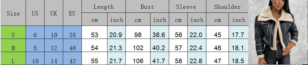 Faux Leather Jackets Women PU Short Thick Warm Black Outwear Female Aviator Retro Lapel Velvet Coat 2023 New Winter Woman Tops