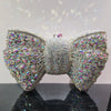 Newest Rhinestone Green/Black Clutch Purse Bow Luxury Diamond Women Red Evening Clutches Bags Wedding Bridal Bag Stones Handbags