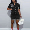 Casual Black Green Pink Summer Bodycon Dress Women Streetwear Short Sleeve Letter Dress White Mini Dress For Women 2022
