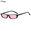 1PC Small Rectangle Sunglasses Women Retro Brand Designer Sun Glasses Vintage Square Narrow Frame Eyewear Female UV400 Shades