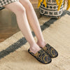 Custom Queen Of Absolutely Everything Gold Baroque Soft Memory Foam House Slippers Women Comfy Warm Anti-skid Sole Slipper