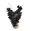 DEAT Fashion 3D Flower Design Backless Camisole For Women Spring New Arrival Trendy Mesh Outwear Sling Vests Female 11A03412