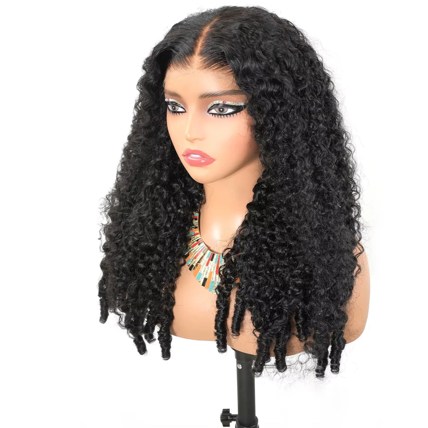 300% Density Burmese Curly 13x4 13x6 HD Lace Frontal Wigs Human Hair Deep Wave Glueless Wigs No Glue Curly Hair Wigs For Women