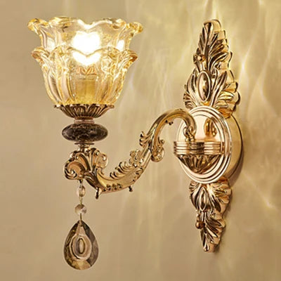 Kronleuchter Wohnzimmer Groß Luxus Kristall Lampe Esszimmer Schlafzimmer Dekoration Französischer Retro Kronleuchter Beleuchtung