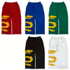 Y2K 2 piece set Anime Character Zipped Hoodie High Street Cosplay Print 5 Colors Daily Wear Trendy wide leg pants streetwear Set