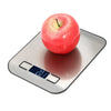 Digital Kitchen Scale 5kg/10kg Stainless Steel Panel USB Charg Precise Small Platform Scale Portable Multifunction LCD Display