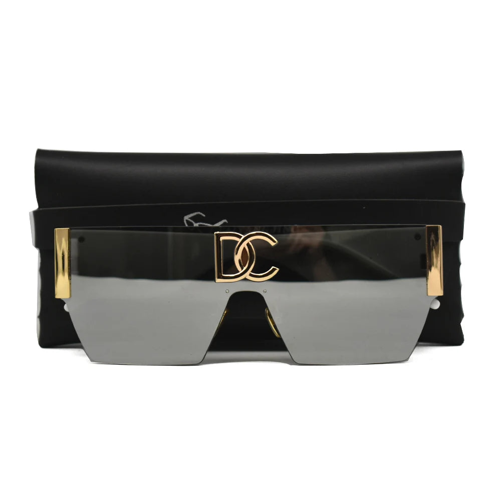 Neue 2024 Luxus Designer Square Sonnenbrillen Frauen Mode Trendy Punk Sonnenbrille Damen Farbverlauf Shades Brillen Oculos UV400