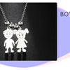 Couple Friend Personalized Necklace Custom Chain Name Mother Father Family Gift For Women Men Stainless Steel Pendant Jewelry