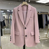 Candy Color Blazer Women Clothing Trends Long Sleeves Blazers Chic Office Ladies Jackets Luxury High-end Coat Vestido Outerwear