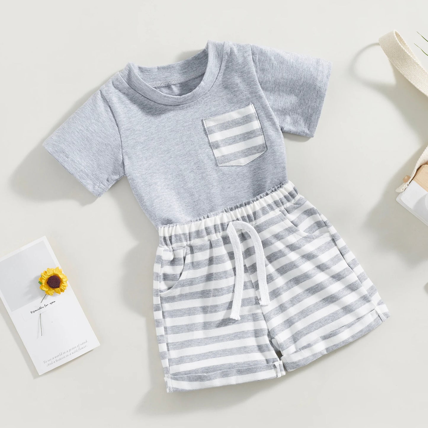 ma&baby 0-3Y Toddler Infant Baby Boy Girl Clothes Sets Casual Short Sleeve T-shirt Tops Shorts Summer Outfits Clothing