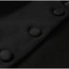 Fashion Women's Stand Collar Blazer Short Sleeve Button Puff Sleeves Solid Lady Top 2025 Summer Autumn Elegant Female Coat