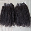 4C Weft Virgin Remy Human Hair Bundles 4C Smallest Tight Curly Weave Weft Mongolian Curly Hair Weaving for Black Women