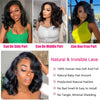 Short Bob Wig Human Hair 13x4 Lace Front Wig Body Wave Brazilian Remy Short Bob Wigs 200 Density 4x4 Lace Closure Body Wave Wigs
