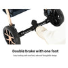 Kinderwagen 3 in 1 Kinderwagen für Babys, leichte Buggys, Babykutsche, ISOFIX BASIS, Baby Reisekinderwagen, Neugeborenenkinderwagen