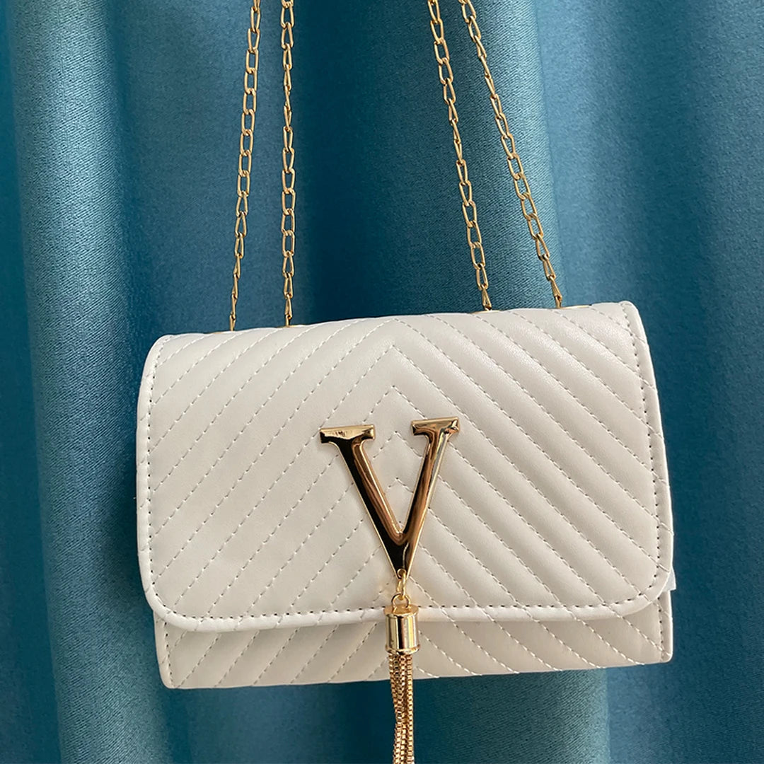 Embroidery Women Crossbody Bag Thread Luxury Handbag Shoulder Bags Brand Sequined Tassel Clutch Small Bag and Purse Party