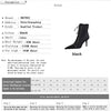BIGTREE Shoes Cross Straps Sexy Women Boots Pointed Toe Stiletto High-heel Boots 2025 New Women's Ankle Boots Plus Size 42 43